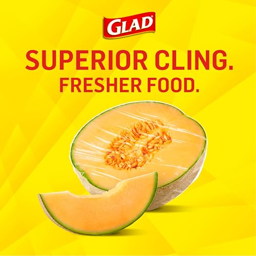 Glad Cling N Seal Plastic Meals Wrap, 300 Sq Ft Roll - 4 Pack (Packaging Might Differ)