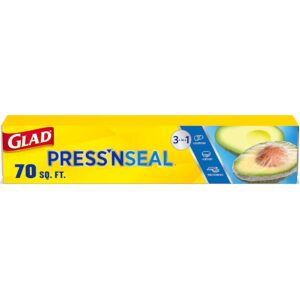 Glad Press’N Seal Plastic Meals Wrap, 70 ft Roll (Packaging Could Differ)