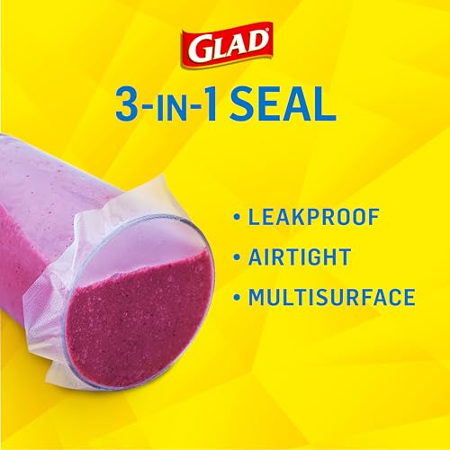 Glad Press'N Seal Plastic Meals Wrap, 70 ft Roll (Packaging Could Differ)